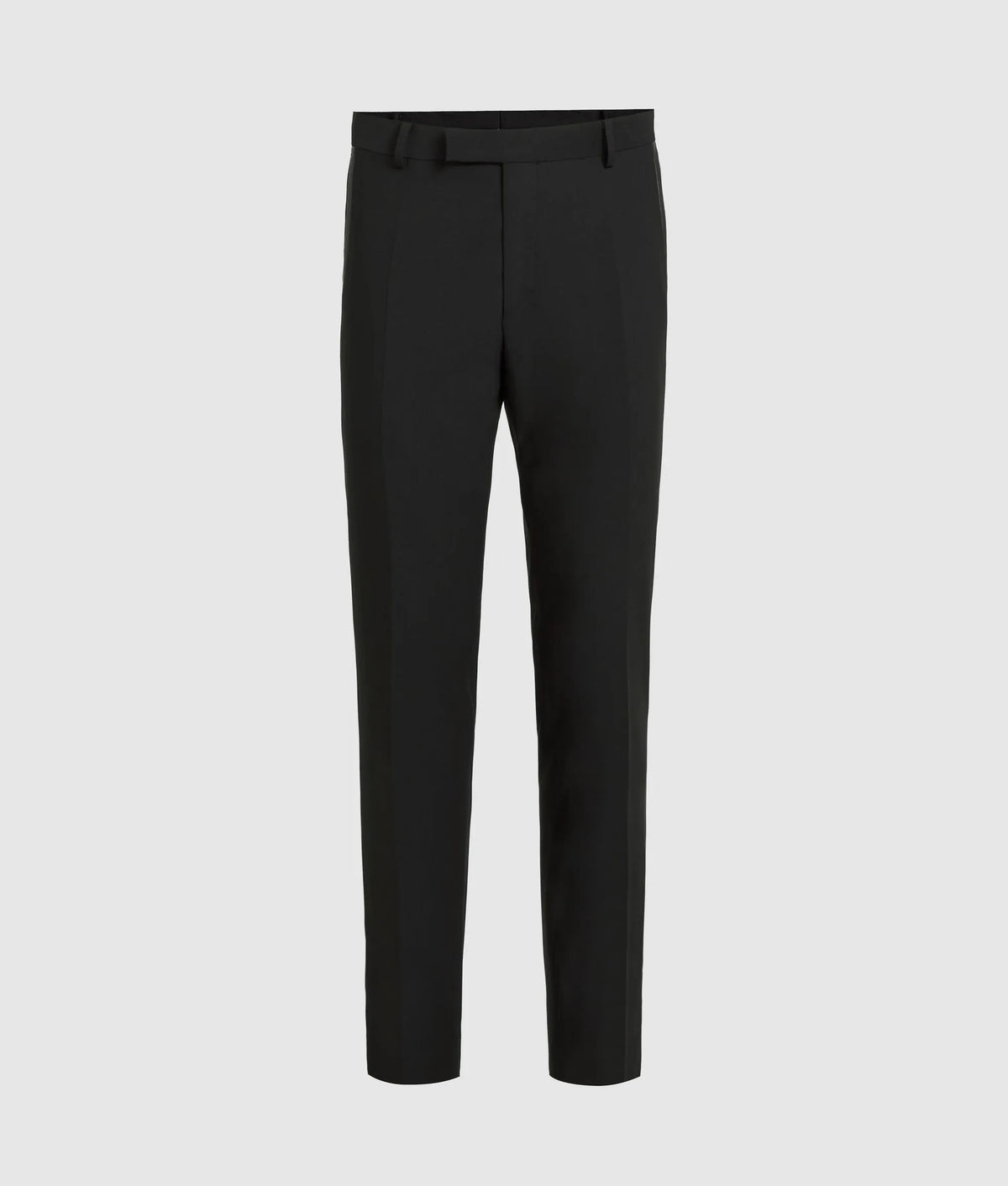 Faux-leather detail pants