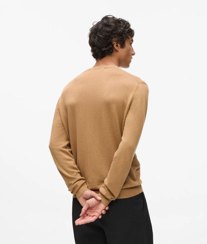 Crewneck knitted sweater