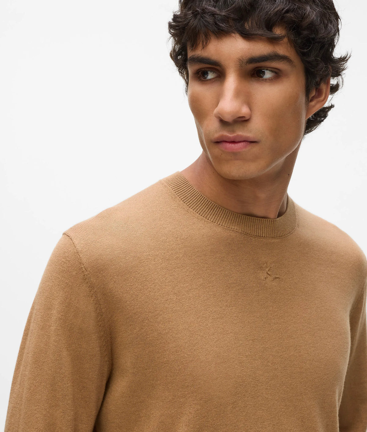 Crewneck knitted sweater