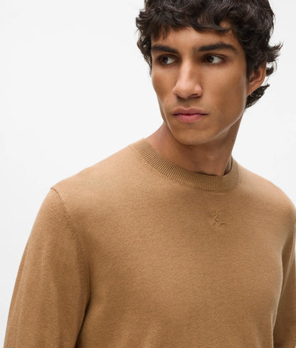 Crewneck knitted sweater