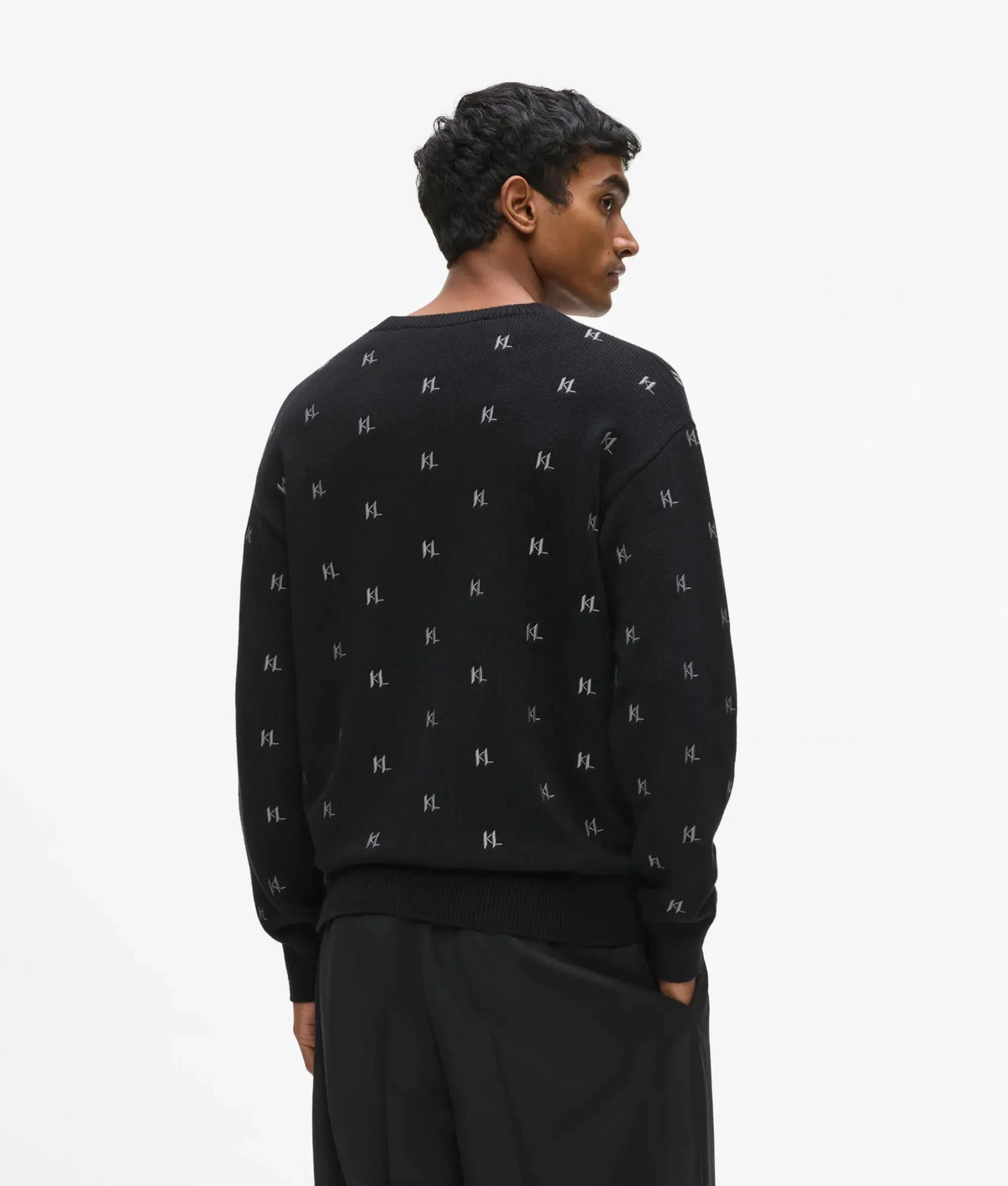 Monogram knitted sweater