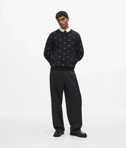 Monogram knitted sweater