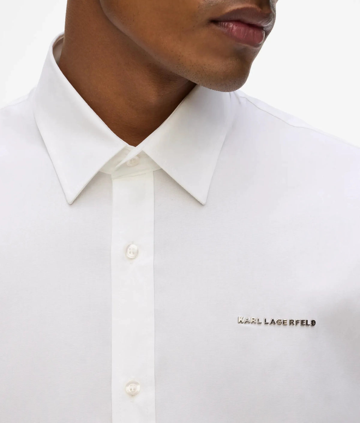 Metallic logo shirt
