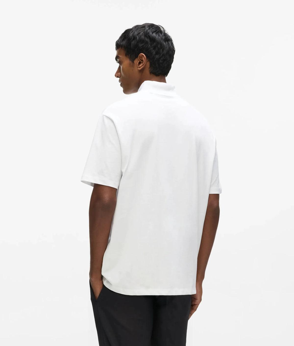 Mock-neck T-shirt