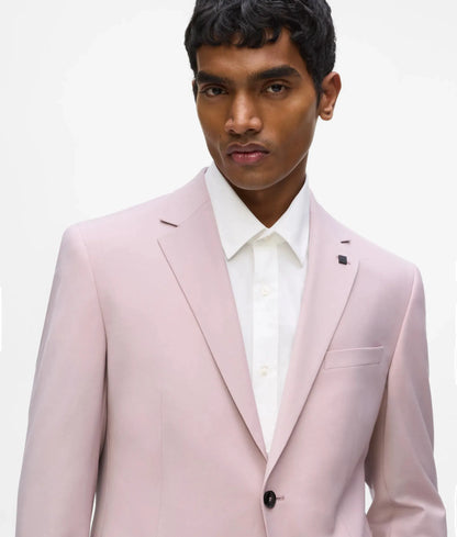 Single-breasted slim-fit blazer