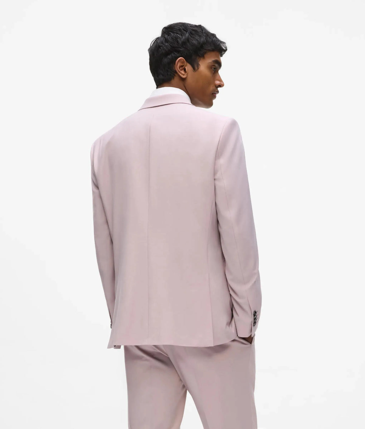 Single-breasted slim-fit blazer
