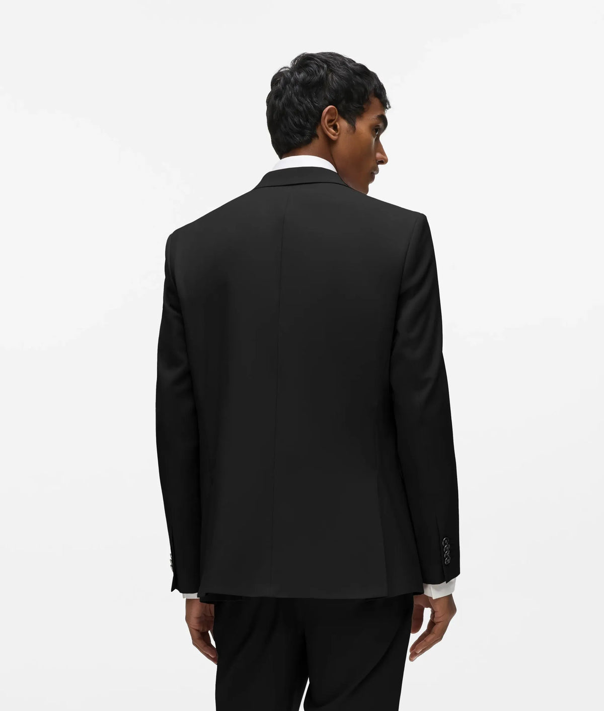 Single-breasted slim-fit blazer