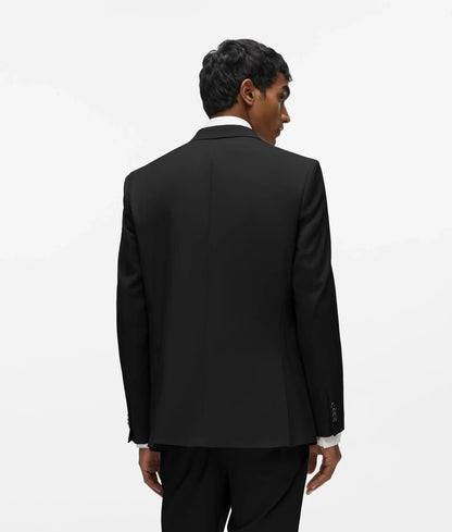 Single-breasted slim-fit blazer
