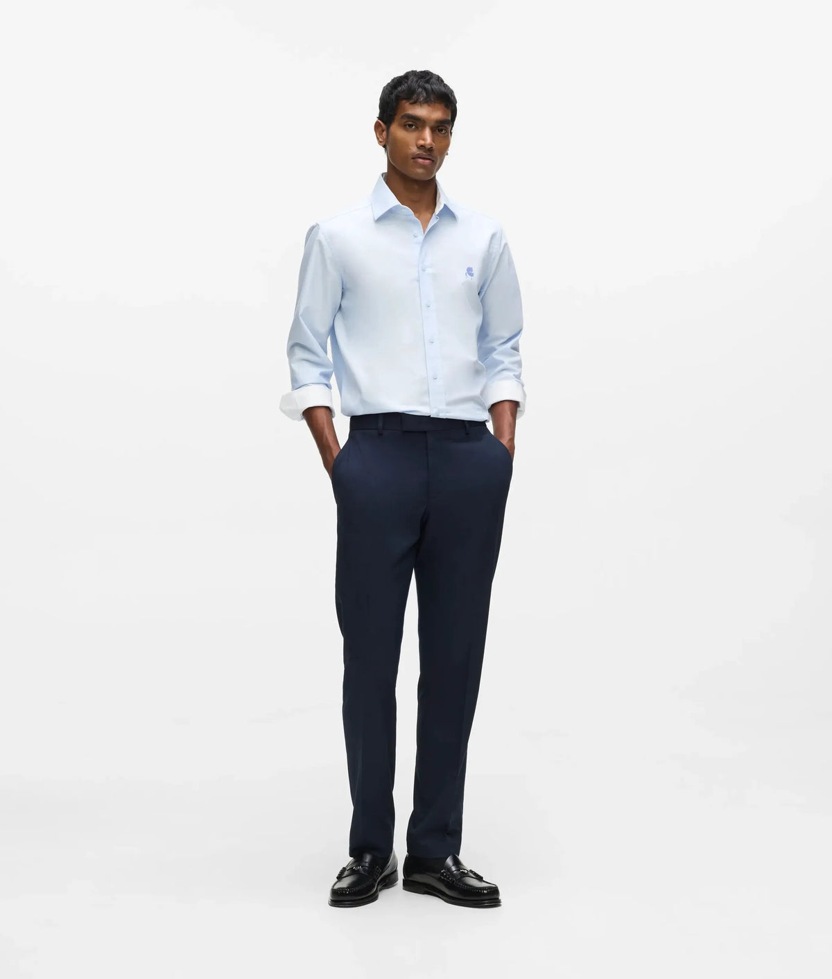 Modern-fit tailored pants