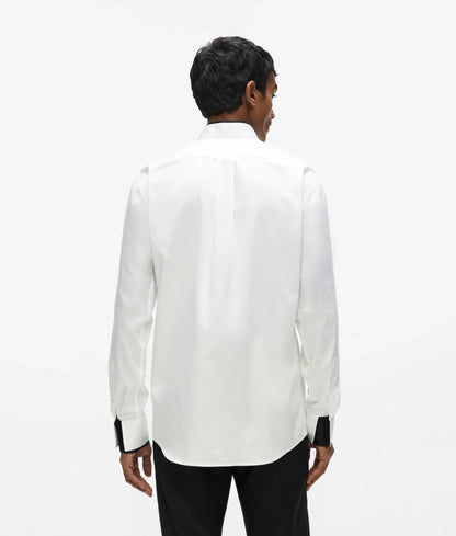 Contrast detail shirt