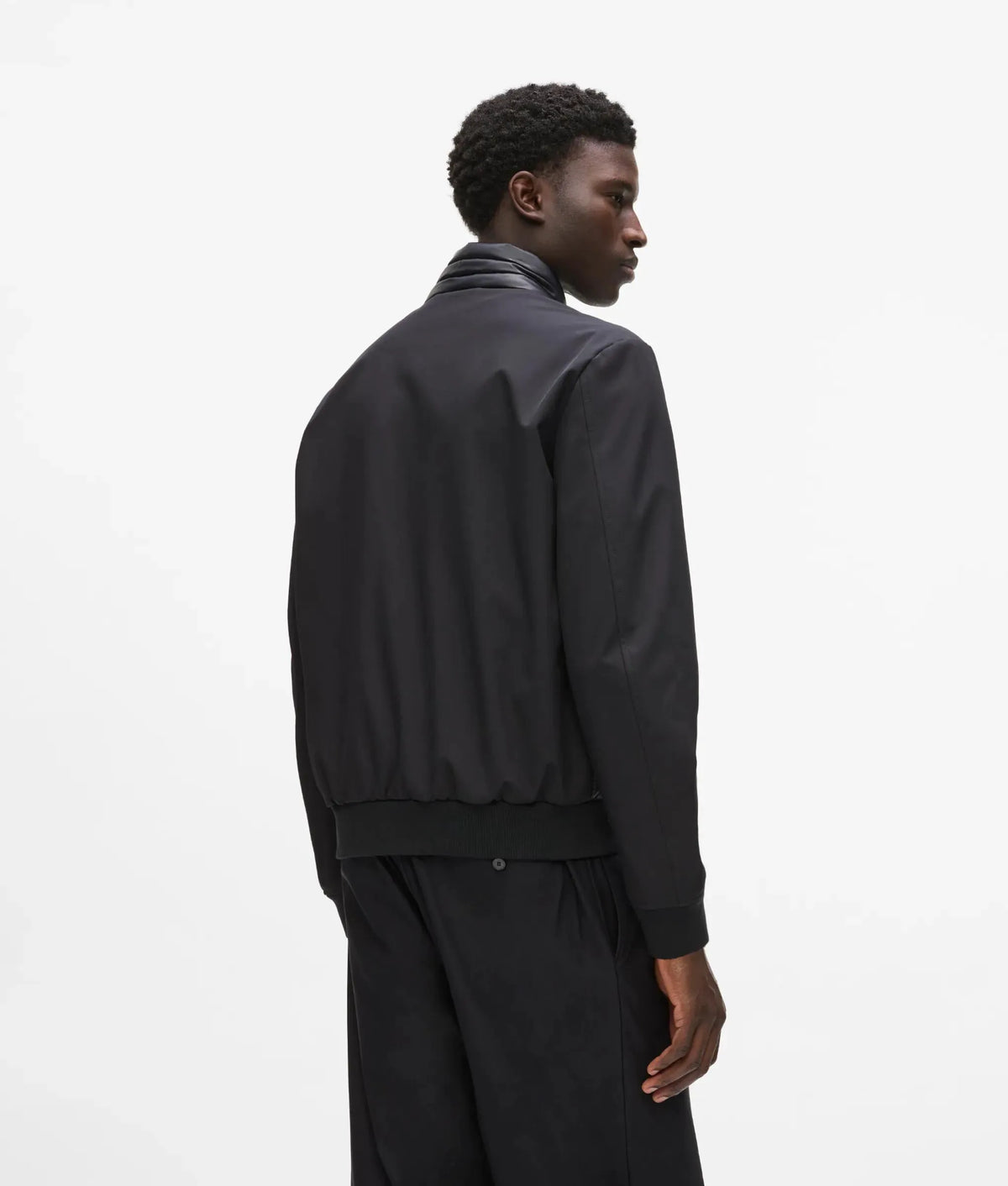 Padded blouson jacket