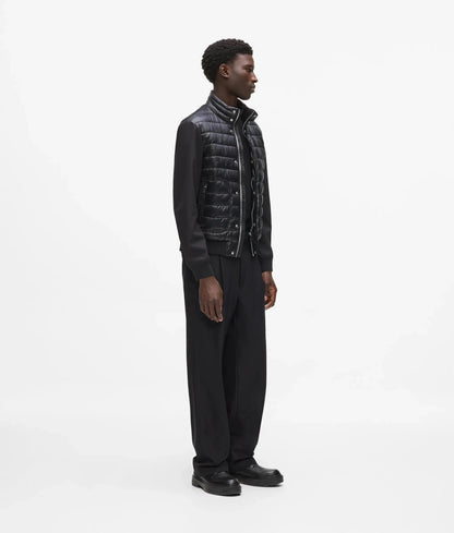 Padded blouson jacket