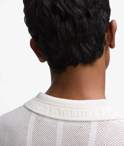 Short‑sleeved knit shirt