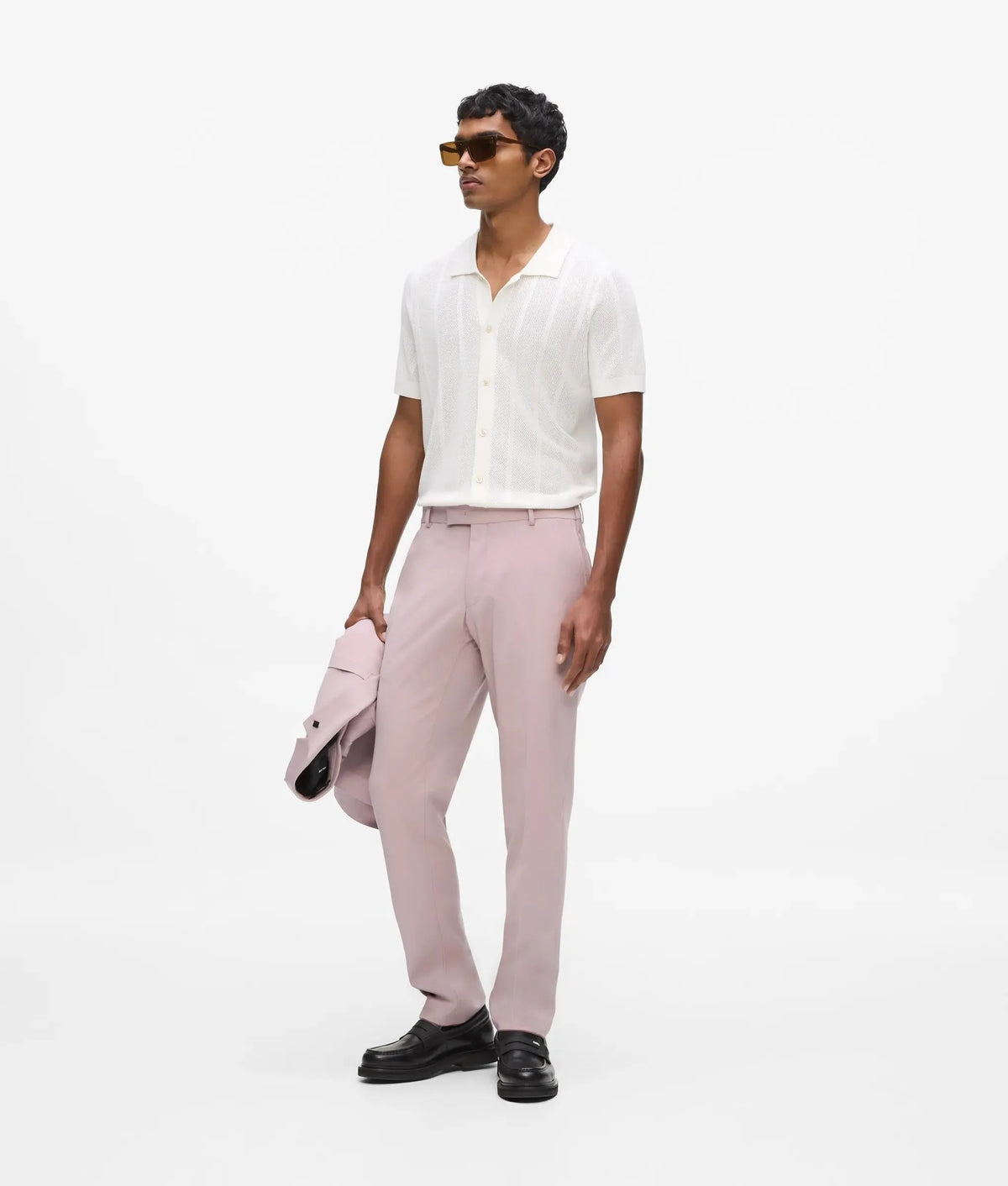 Short‑sleeved knit shirt