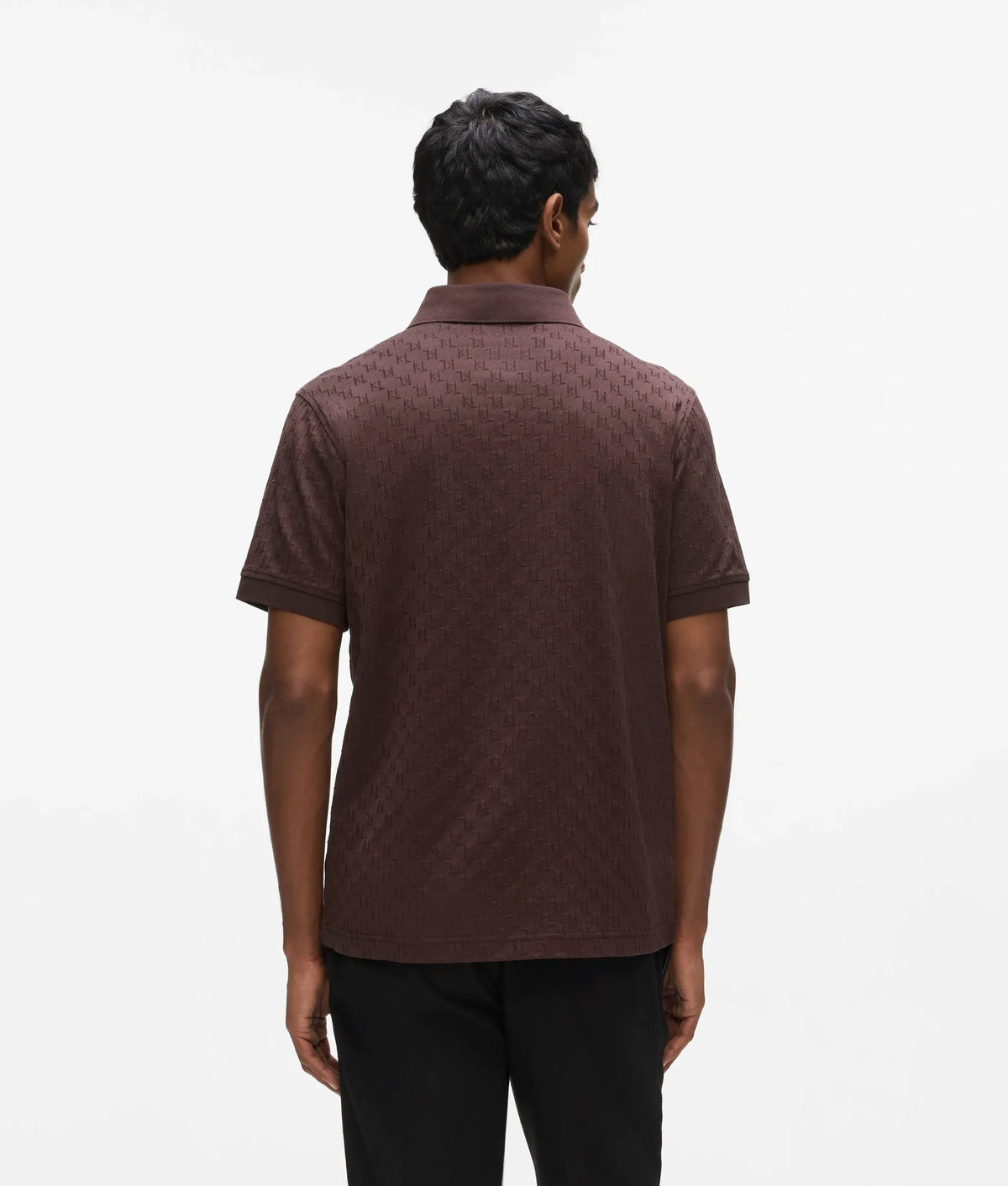 Monogram polo shirt