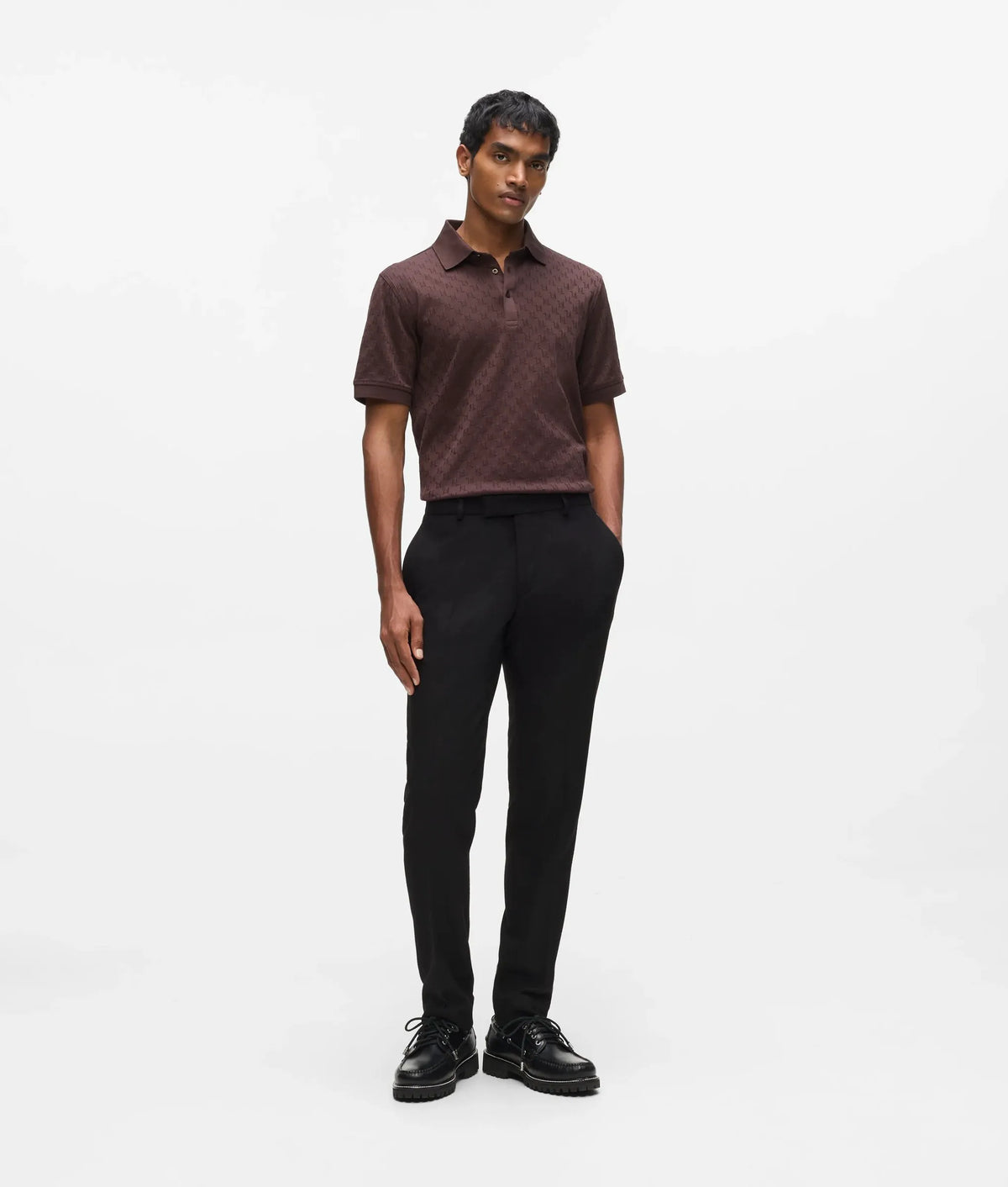 Monogram polo shirt