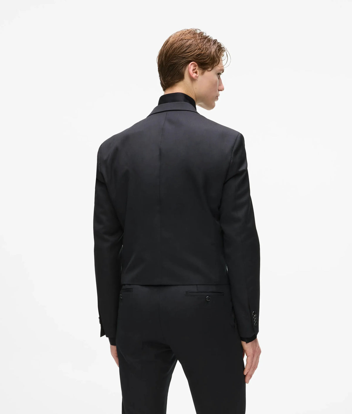 KL Studio cropped wool suit jacket