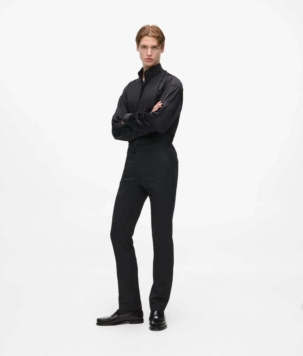 KL Studio regular-fit wool suit pants