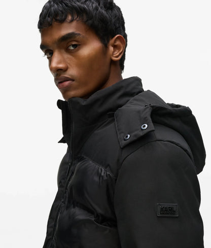 Water-repellent puffer jacket