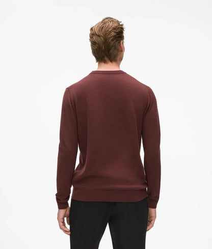 Wool crew neck sweater
