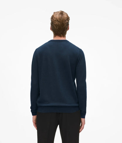 Wool crew neck sweater