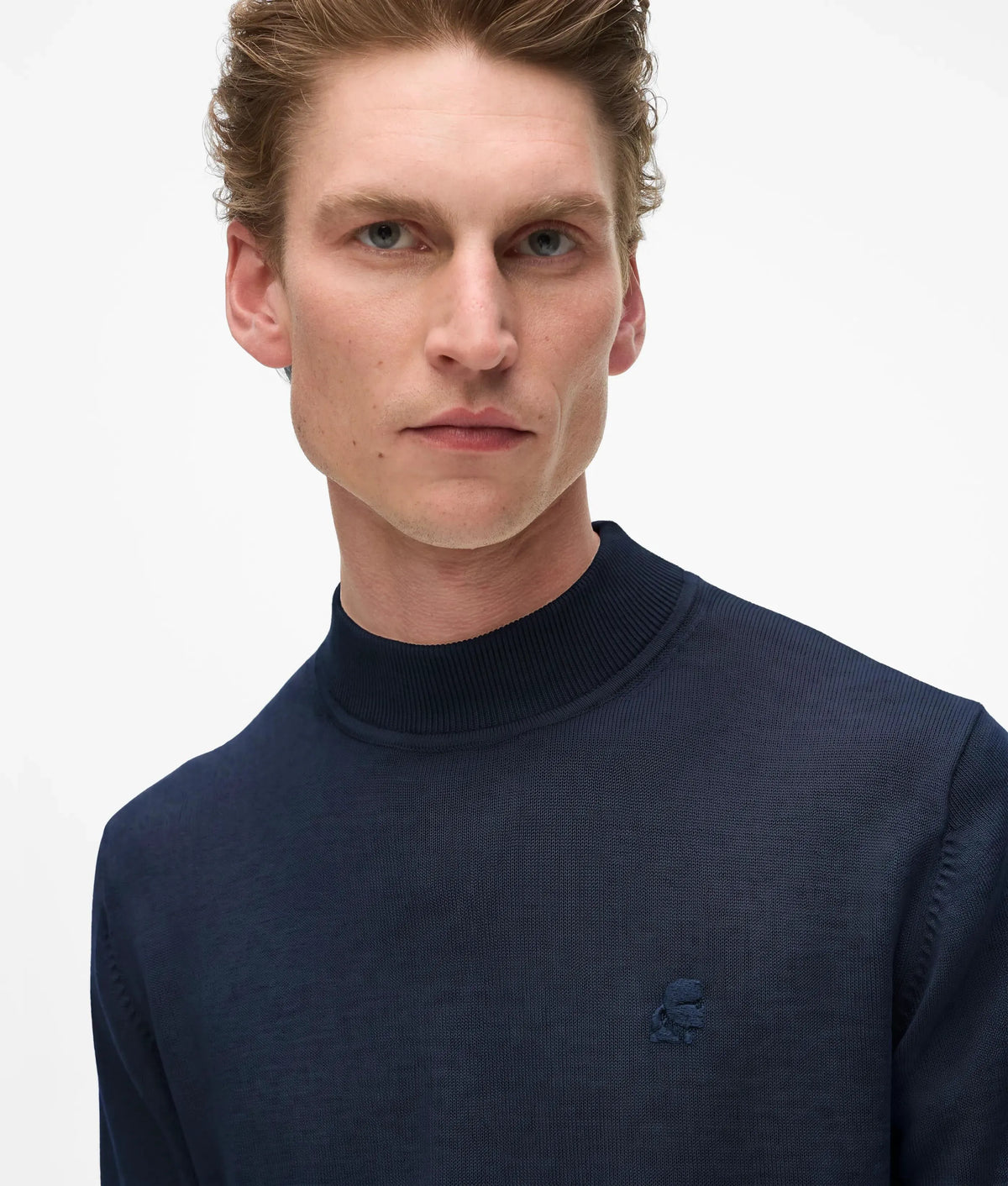 Wool turtleneck sweater