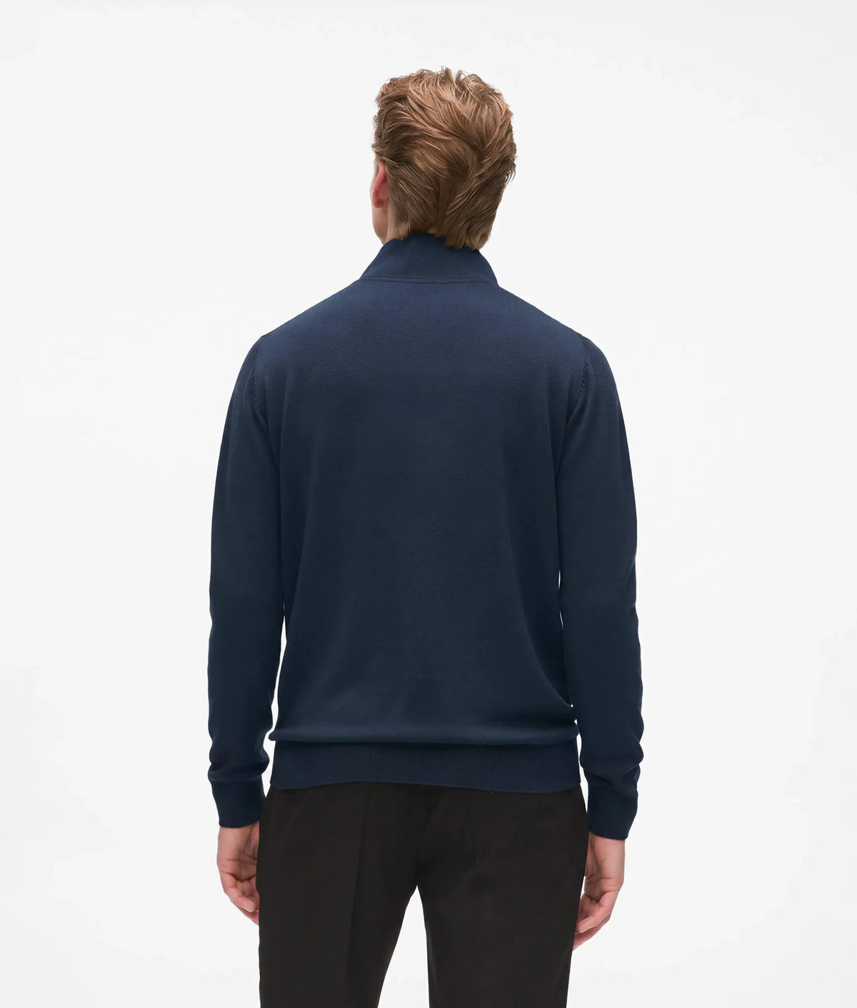 Wool half-zip sweater