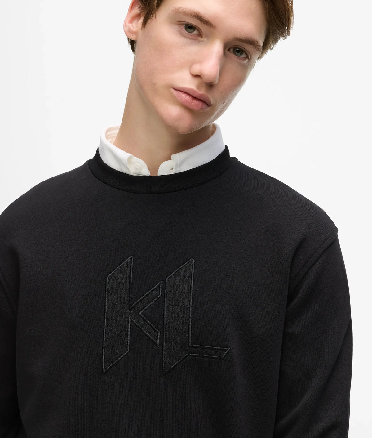 Monogram crew neck sweatshirt
