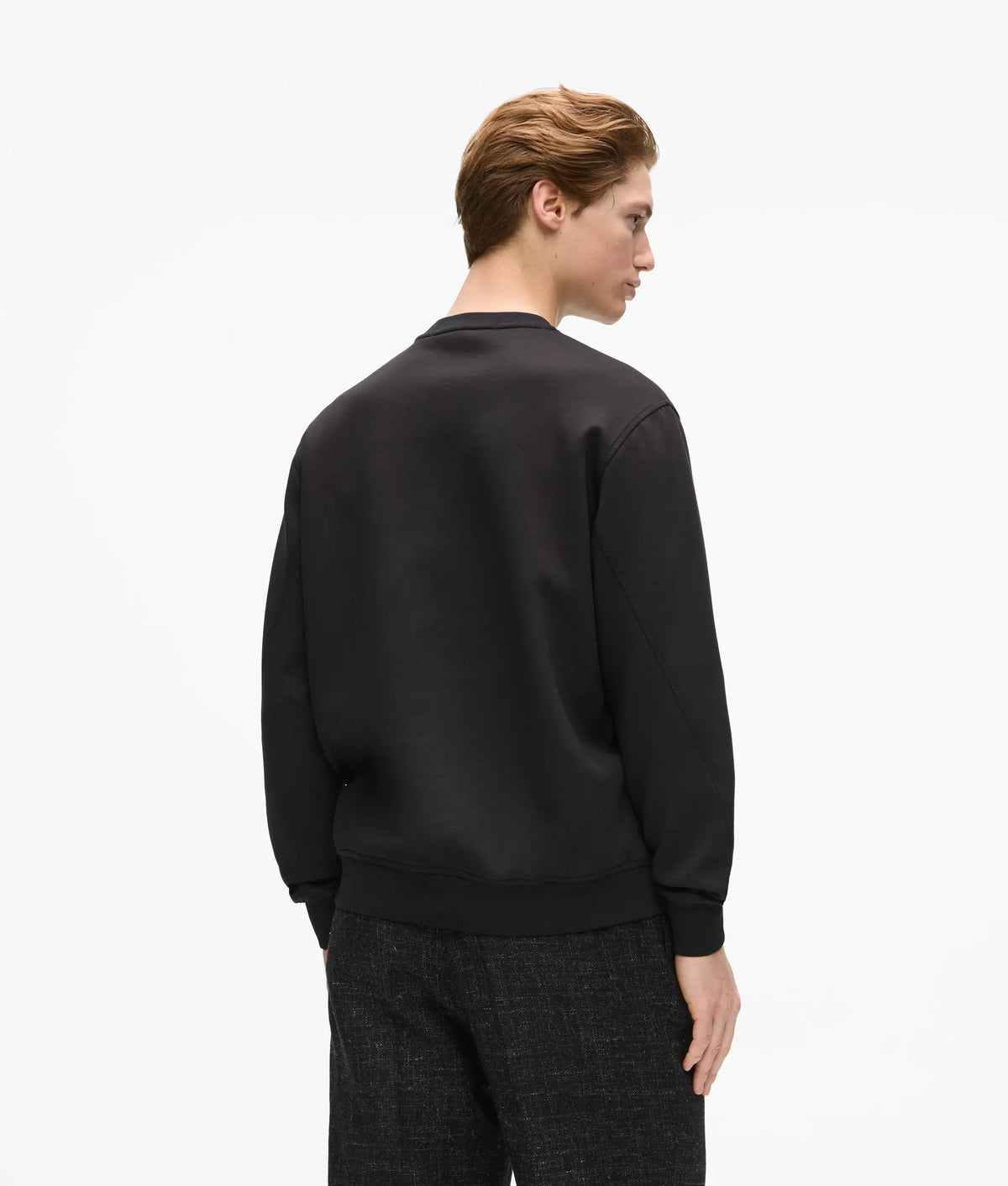 Metallic logo sweatshirt