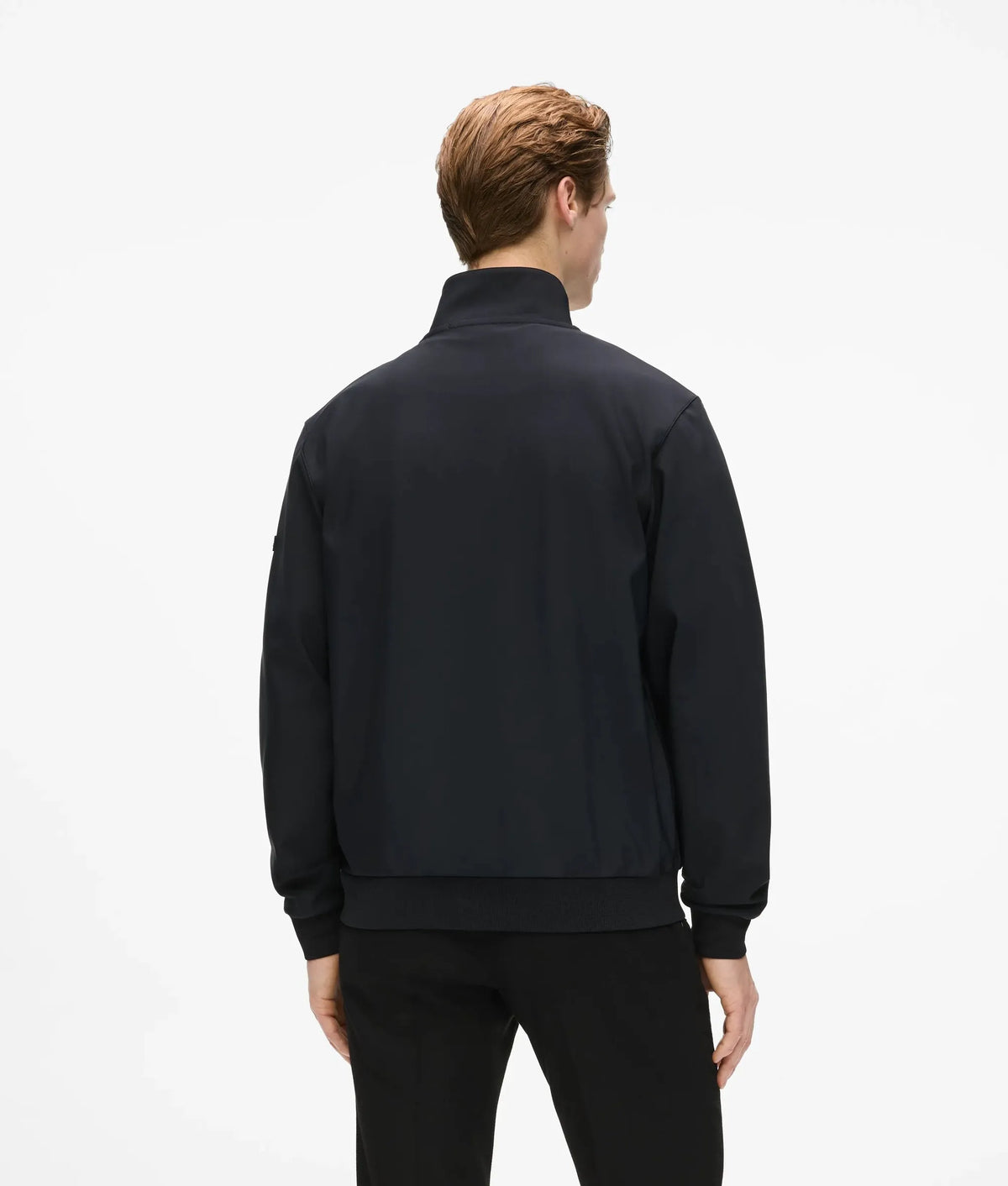 Zip-up paneled jacket