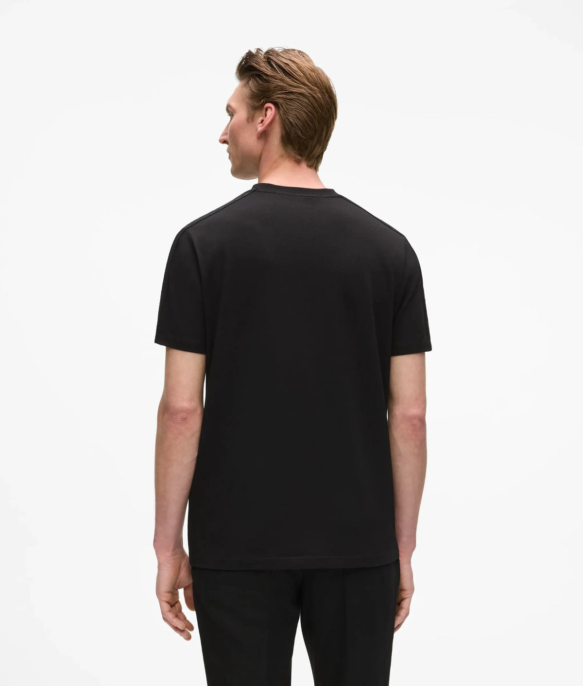 Monogram sleeve detail T-shirt