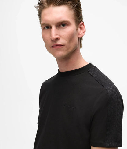 Monogram sleeve detail T-shirt