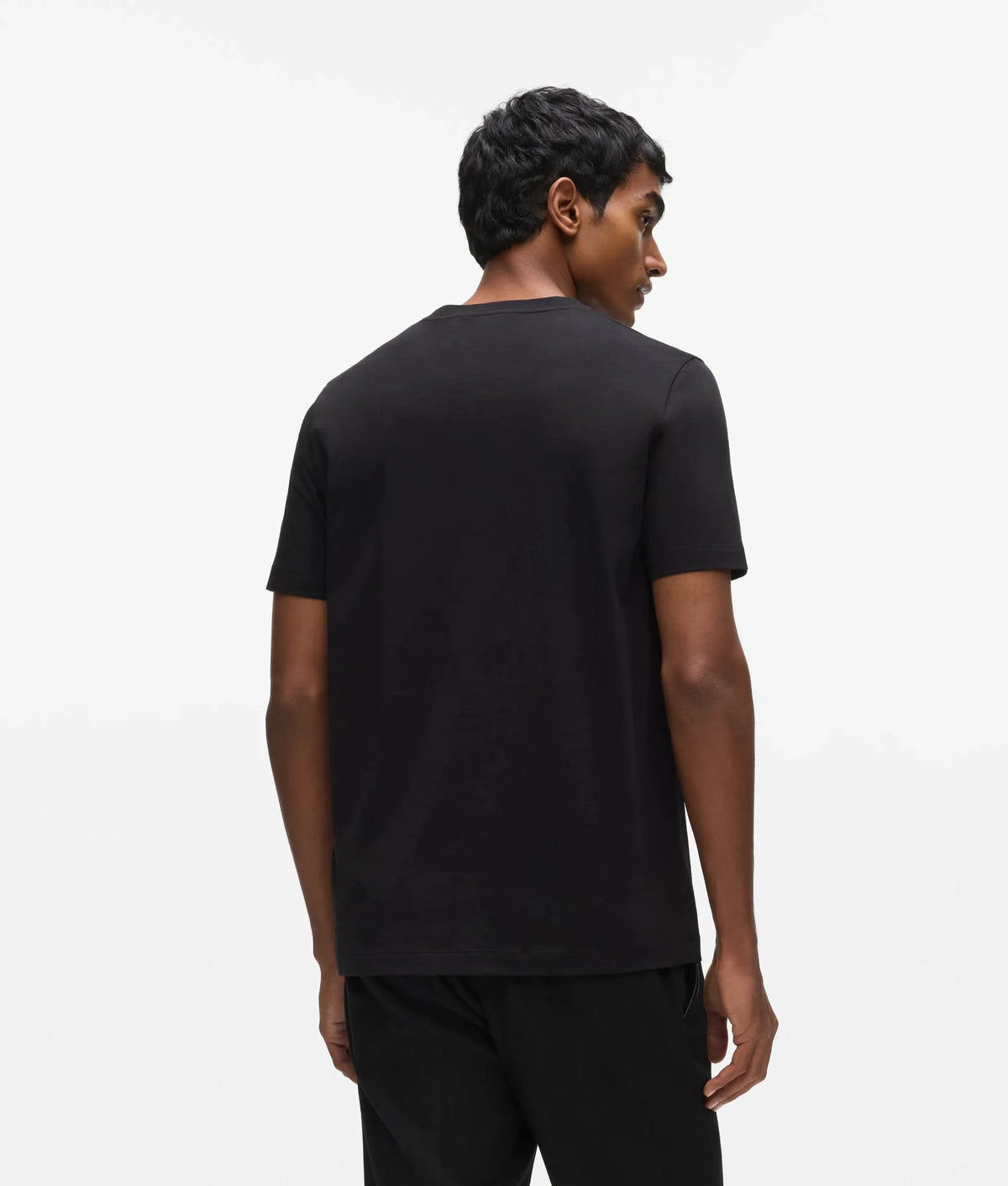 Karl portrait embroidery T-shirt