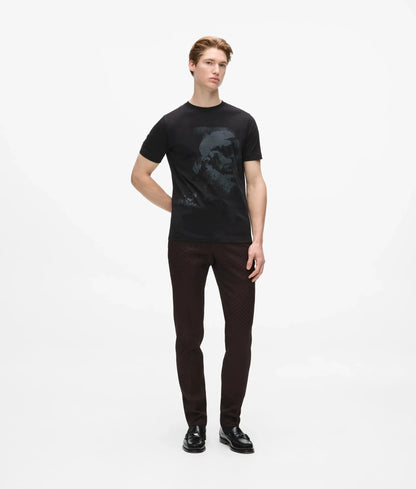 Karl portrait print T-shirt
