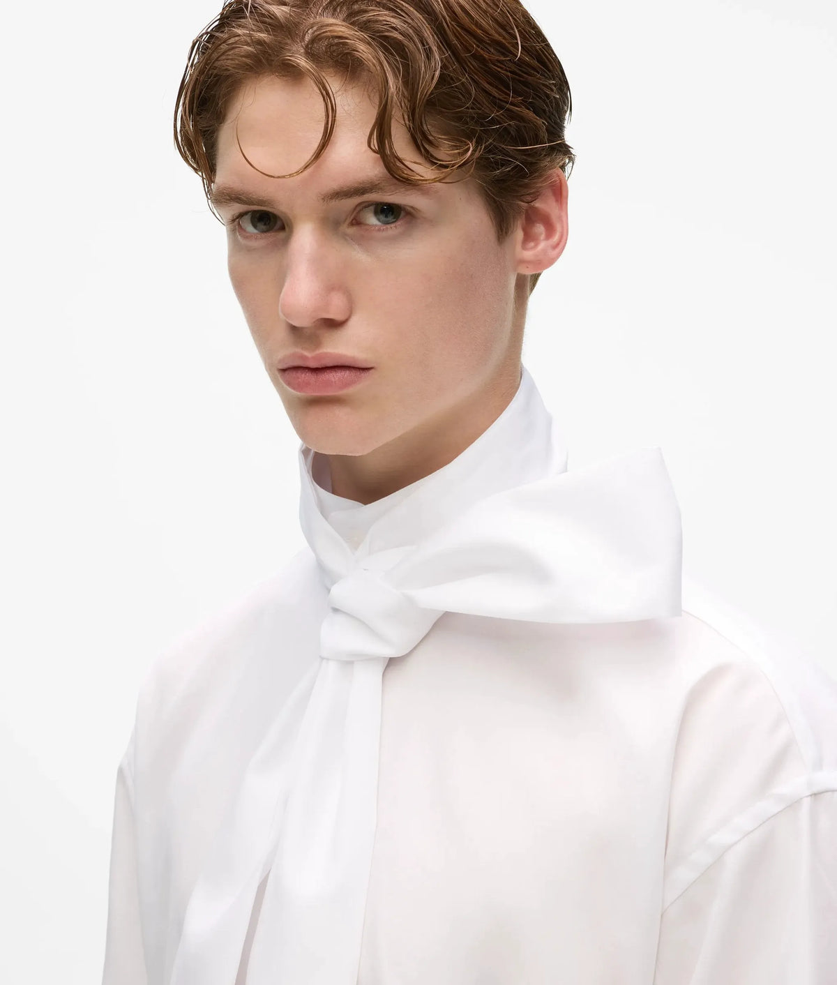 KL Studio tie-neck shirt