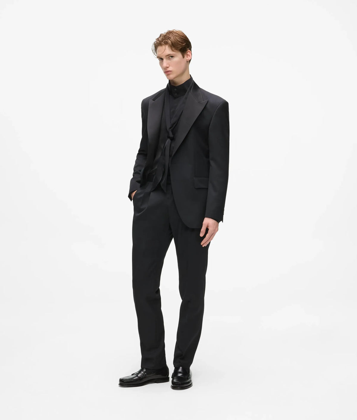 KL Studio tie-neck shirt