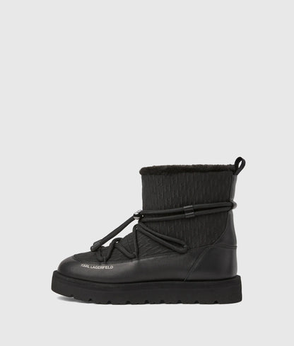 Thermo lace-detail boots