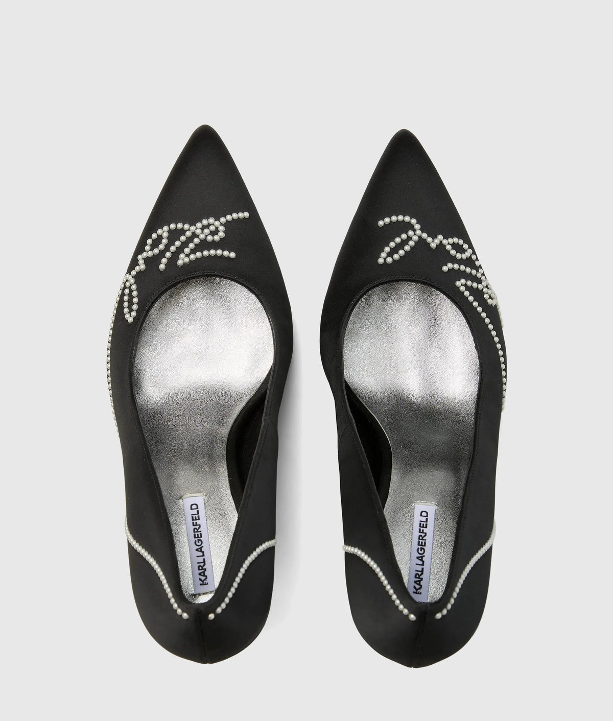 Sarabande faux-pearl heels