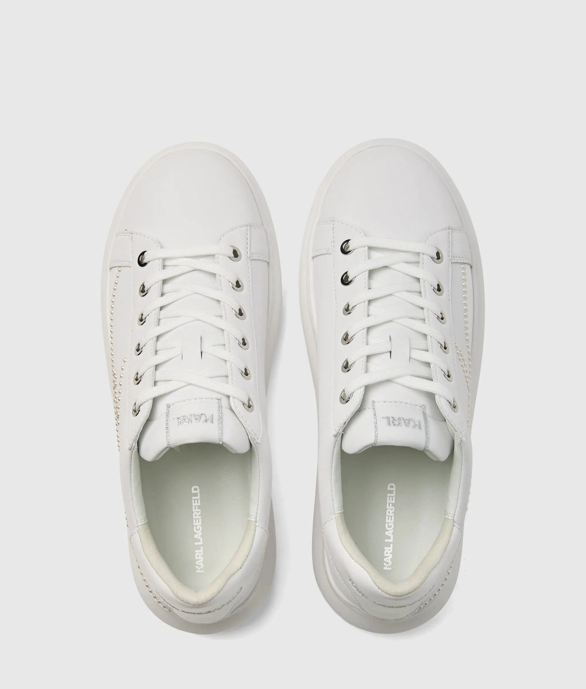 Kapri faux-pearl Signature sneakers