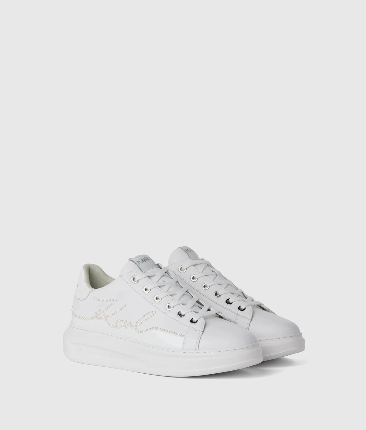Kapri faux-pearl Signature sneakers