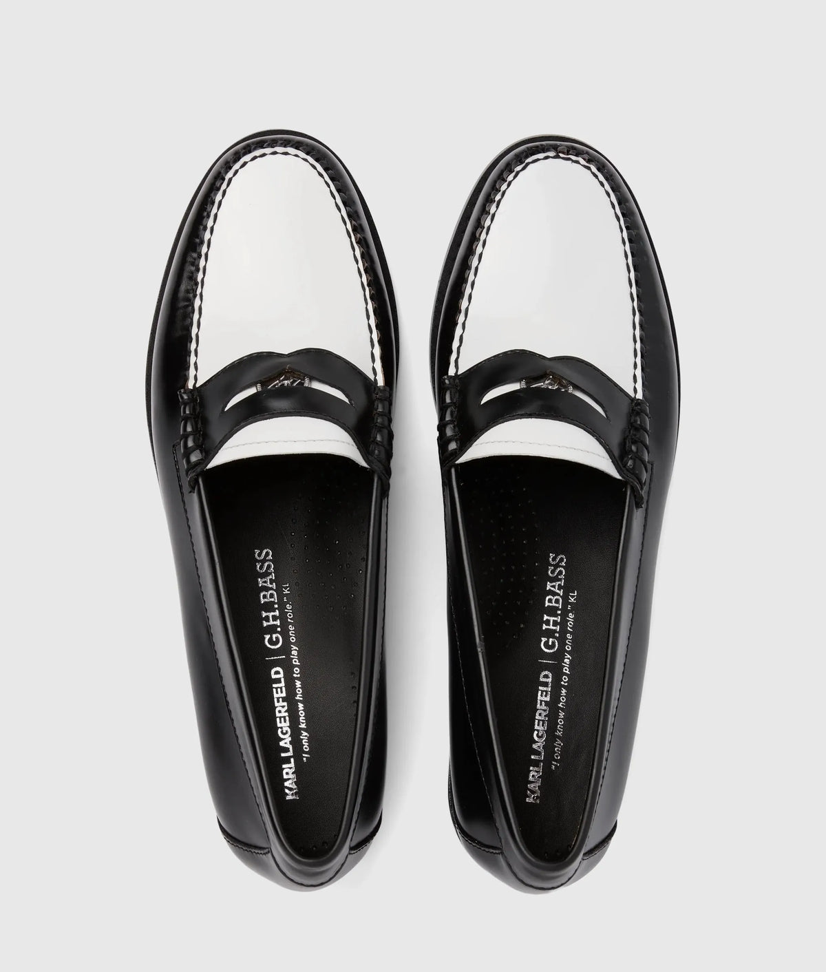 KL x G.H.BASS penny loafers