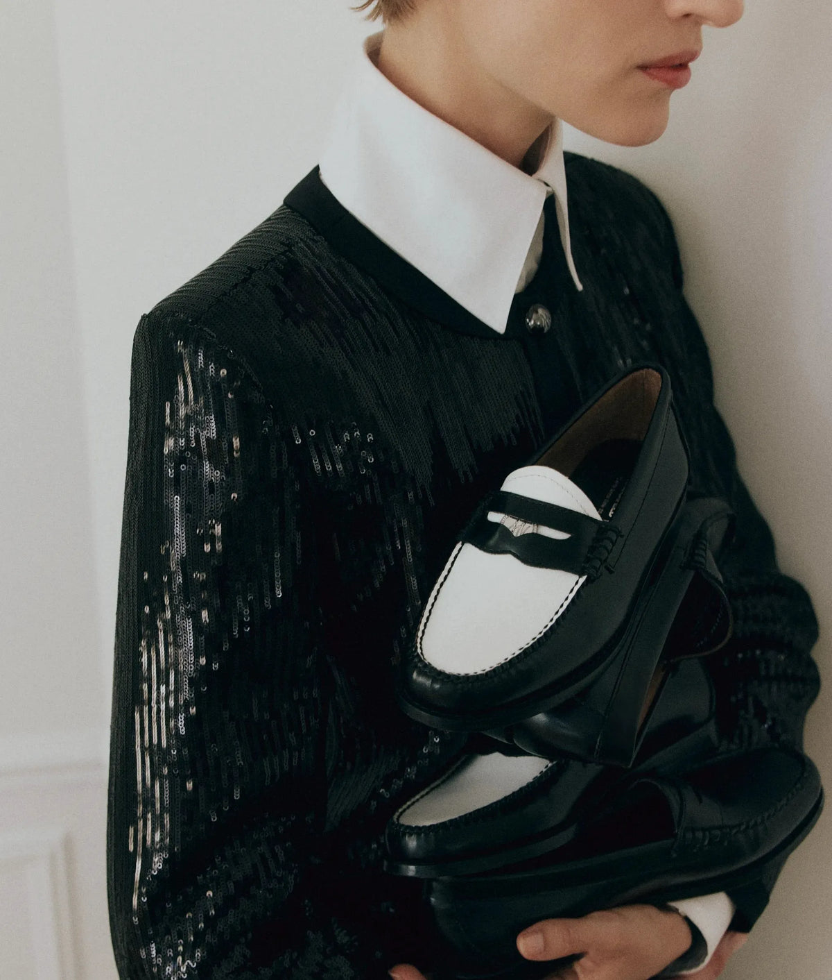 KL x G.H.BASS penny loafers
