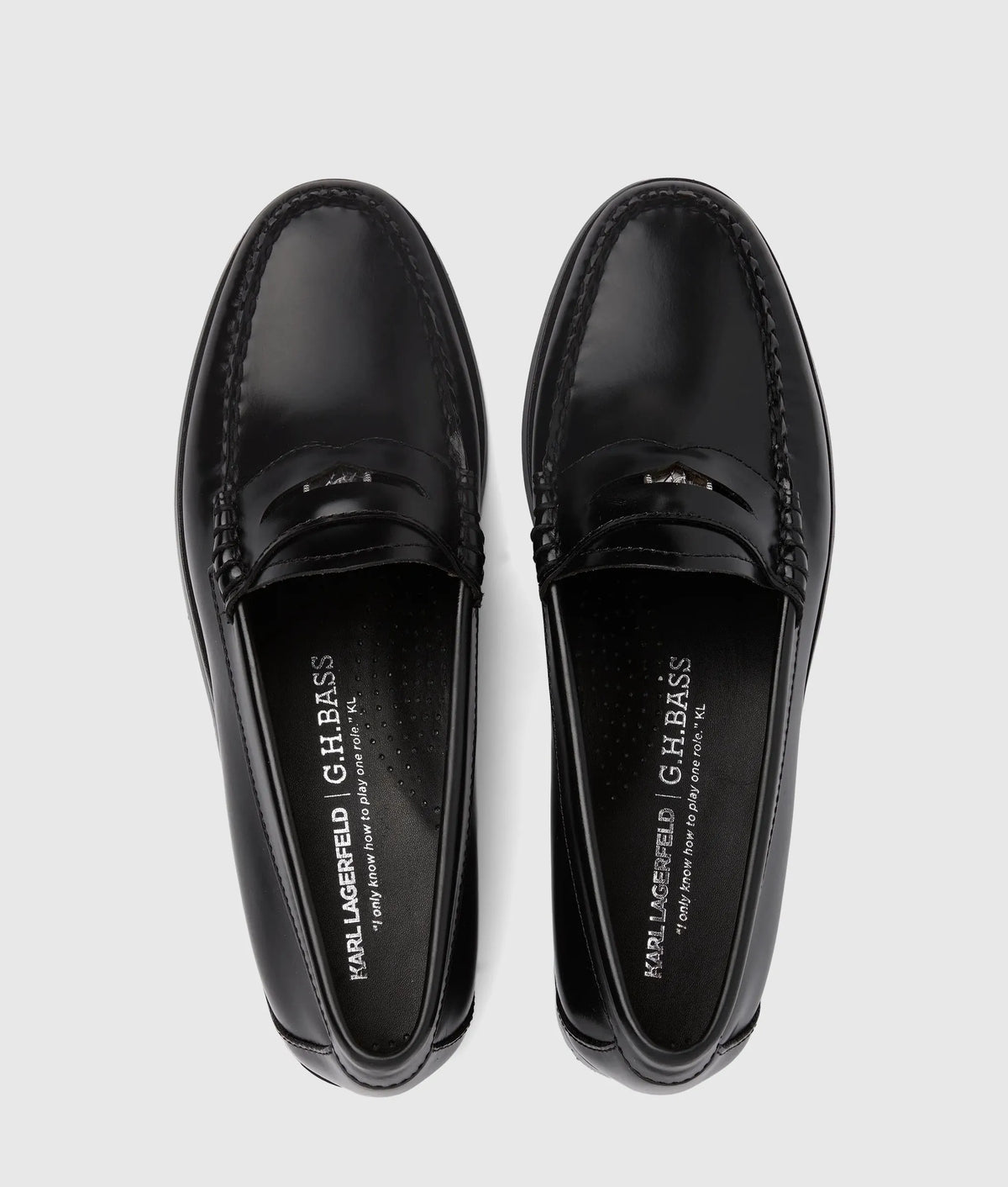 KL x G.H.BASS penny loafers