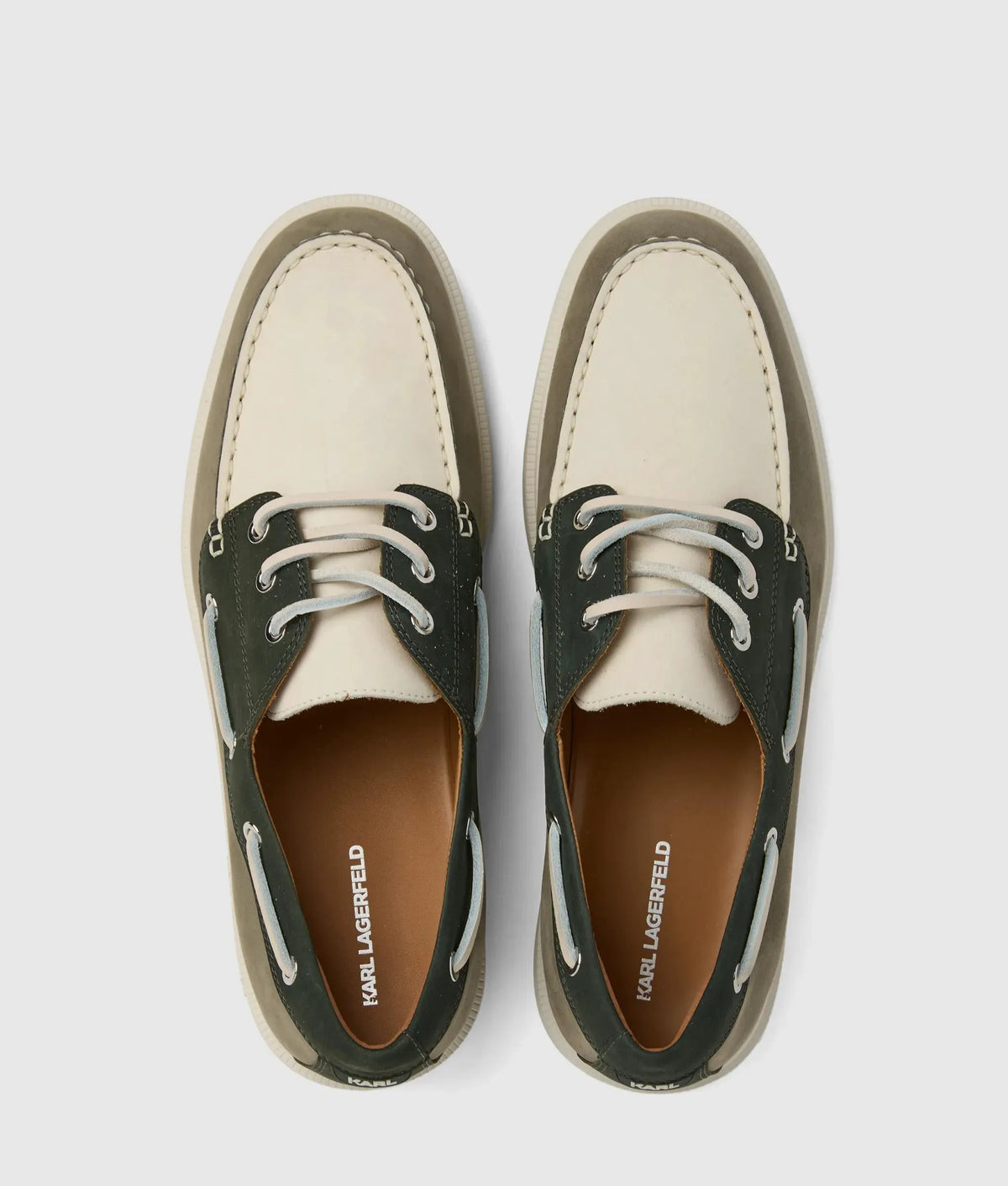 Kori tri-color boat shoes