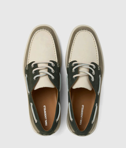 Kori tri-color boat shoes