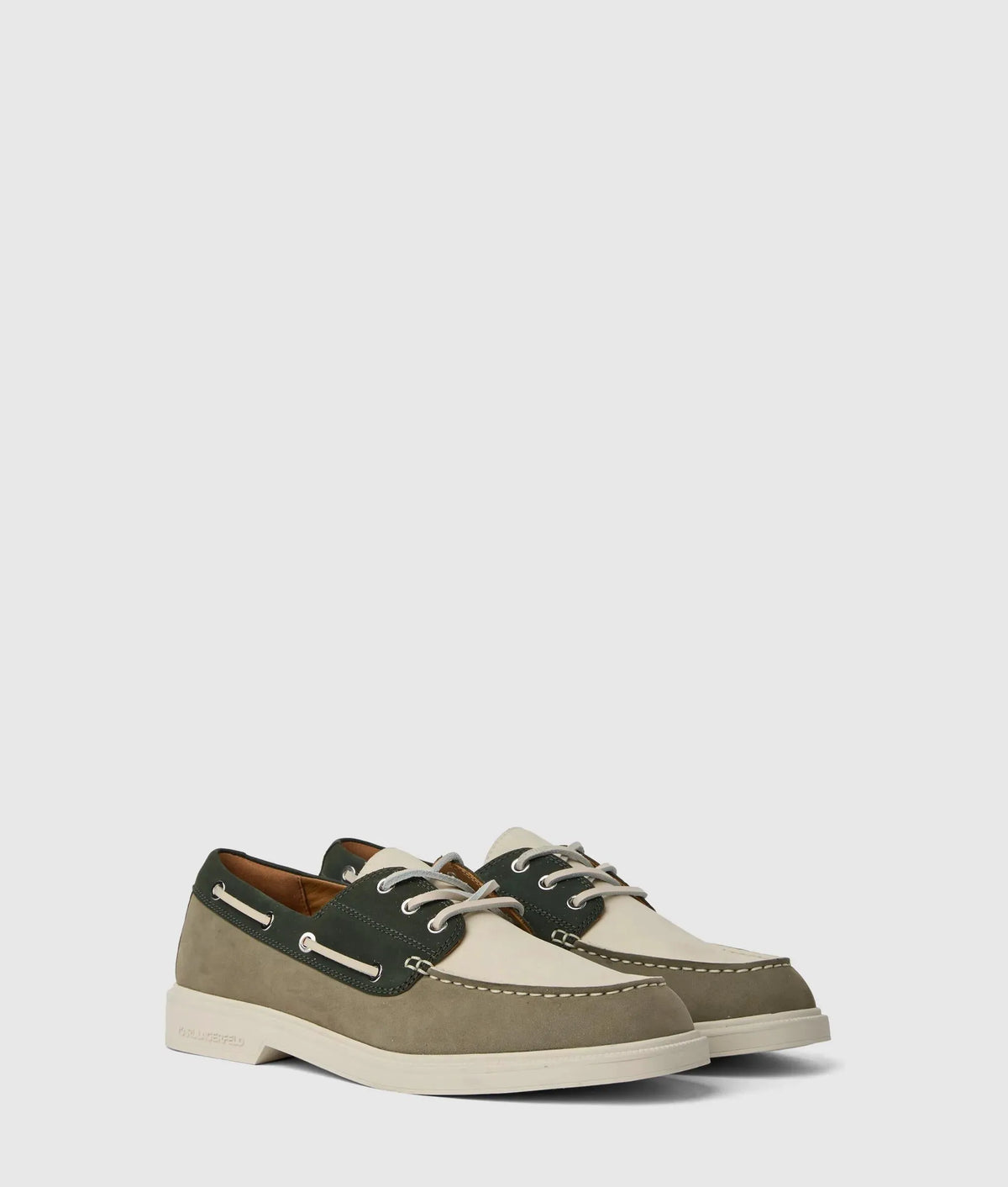 Kori tri-color boat shoes