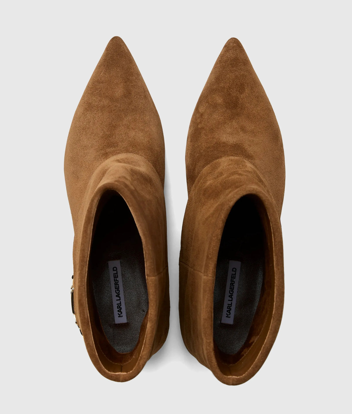 Pasha fold-down suede ankle boots