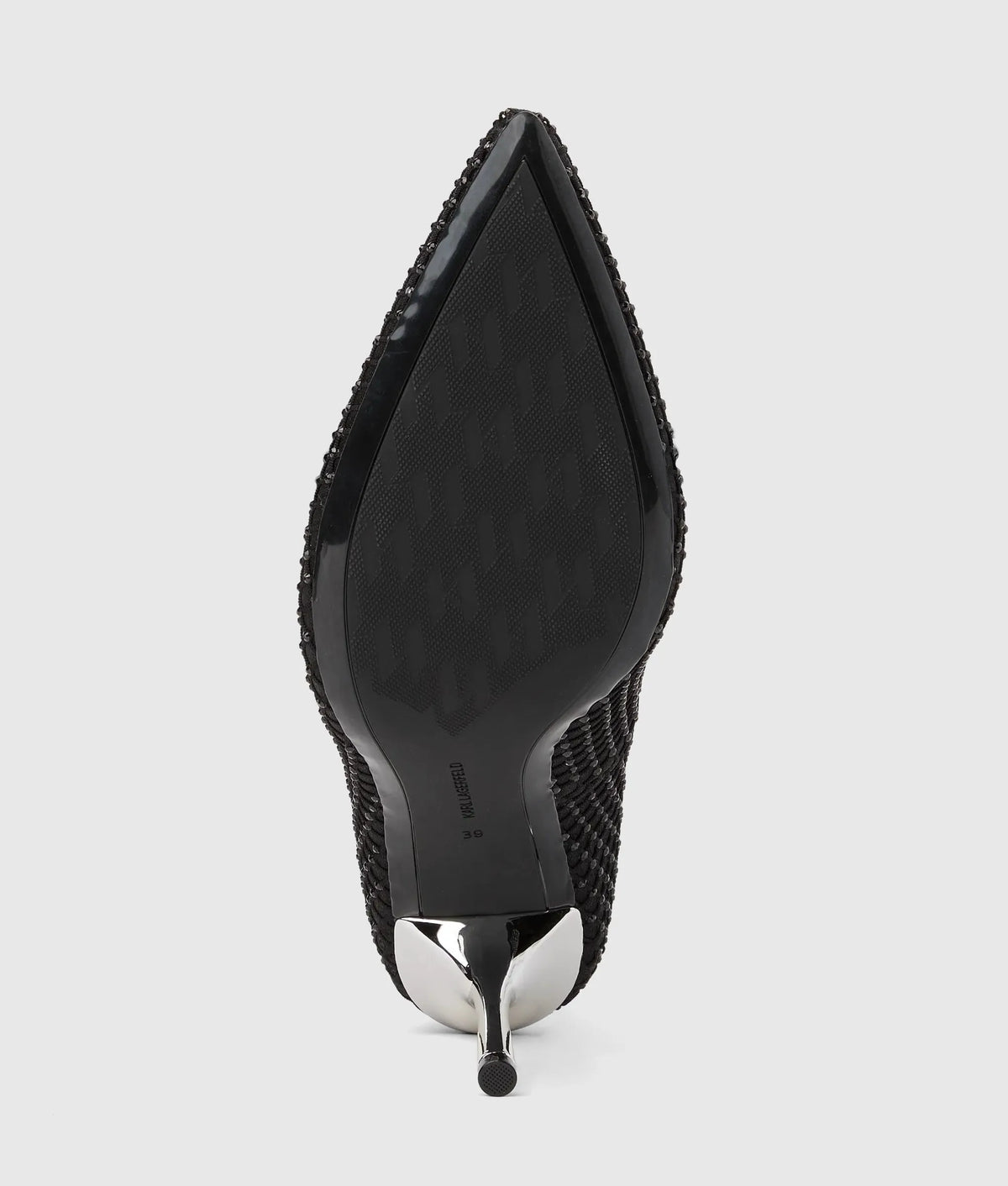 Sarabande gemstone mesh heels