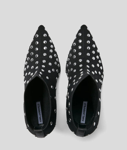 Pandara knitted studded boots