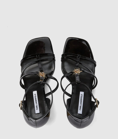 Debutante strap heeled sandals